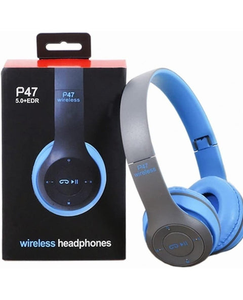 P47 Wireless Bluetooth Headphones | Foldable Headset with FM & TF Card